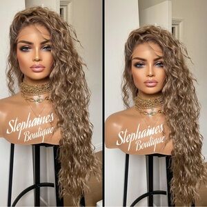 Human Hair Blended Lace Front Wig